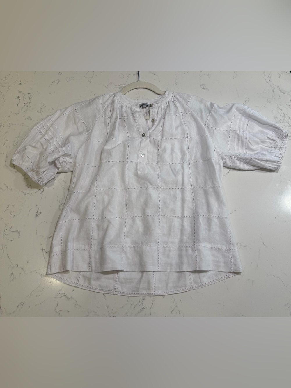 Rails Shoshanna Puff Sleeve Top